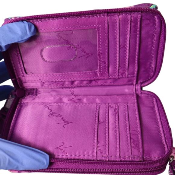 Vera Bradley Flutterby Euro Wallet Nwot - Picture 10 of 11